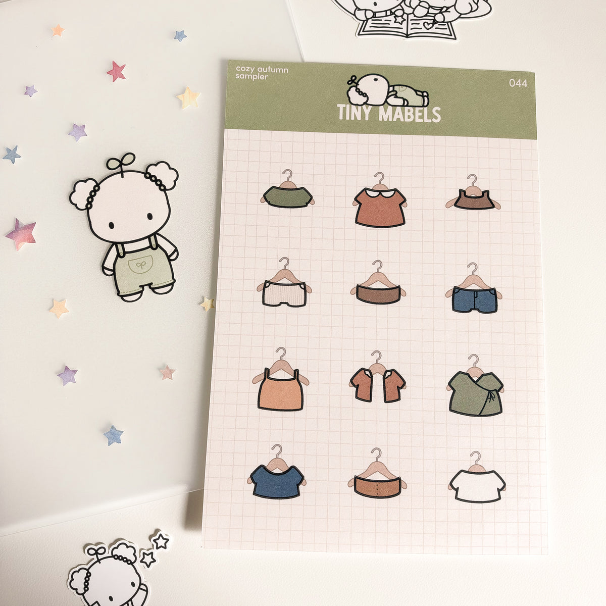 Cozy Autumn Sampler Sticker Sheet