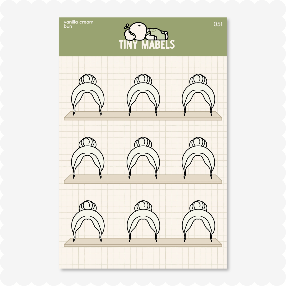 Bun Sticker Sheet