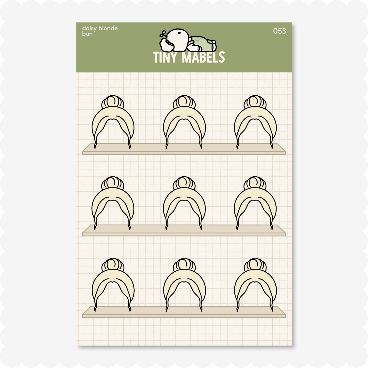 Bun Sticker Sheet